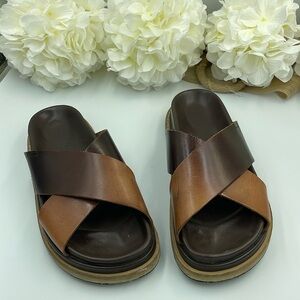 Alohas women’s brown sandals size 40